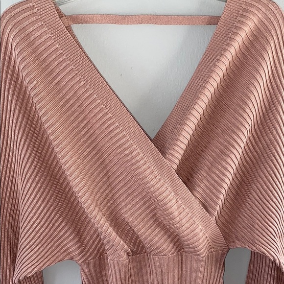 Love Tree Pink Buttoned Long Sleeve Dress - Picture 9 of 16